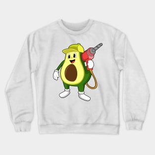 Avocado as Craftsman with Drill Crewneck Sweatshirt